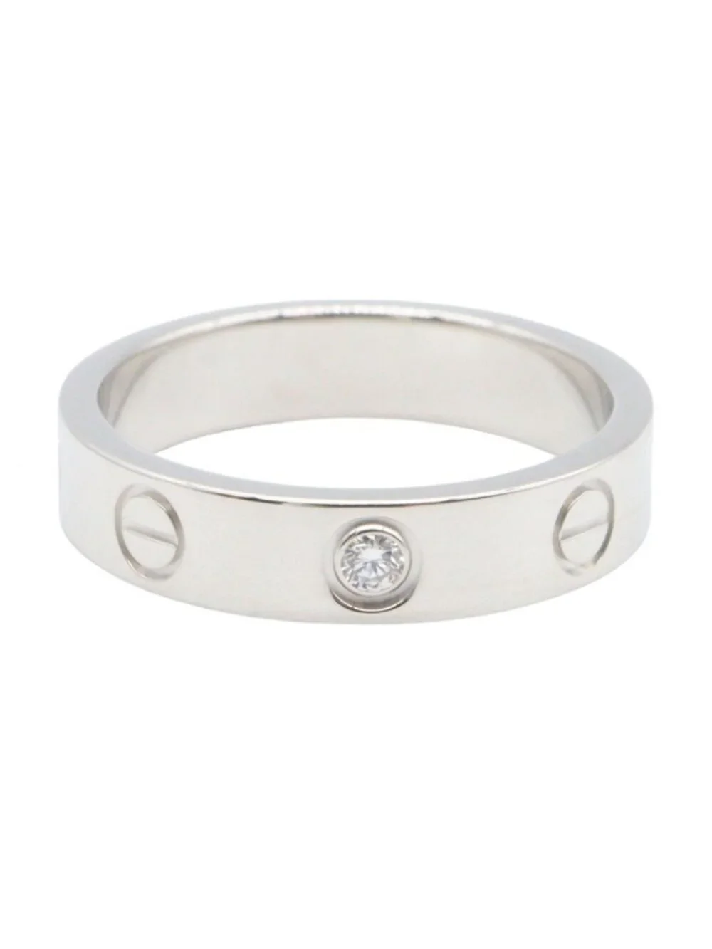 Cartier Ring Mini Love 18k White Gold Diamond
